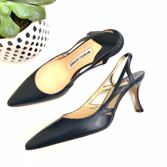 vintage slingback shoes